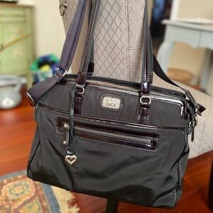 Brighton Brett Work It Tote Black Padded Laptop Bag